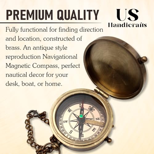 Joshua 1:9 Compass, Wooden Box view 5