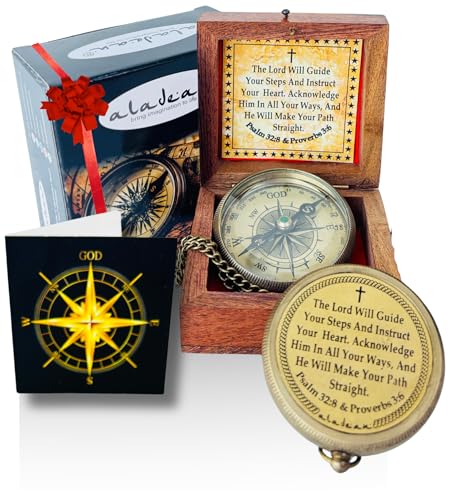 Religious Compass, Wooden Box view 2