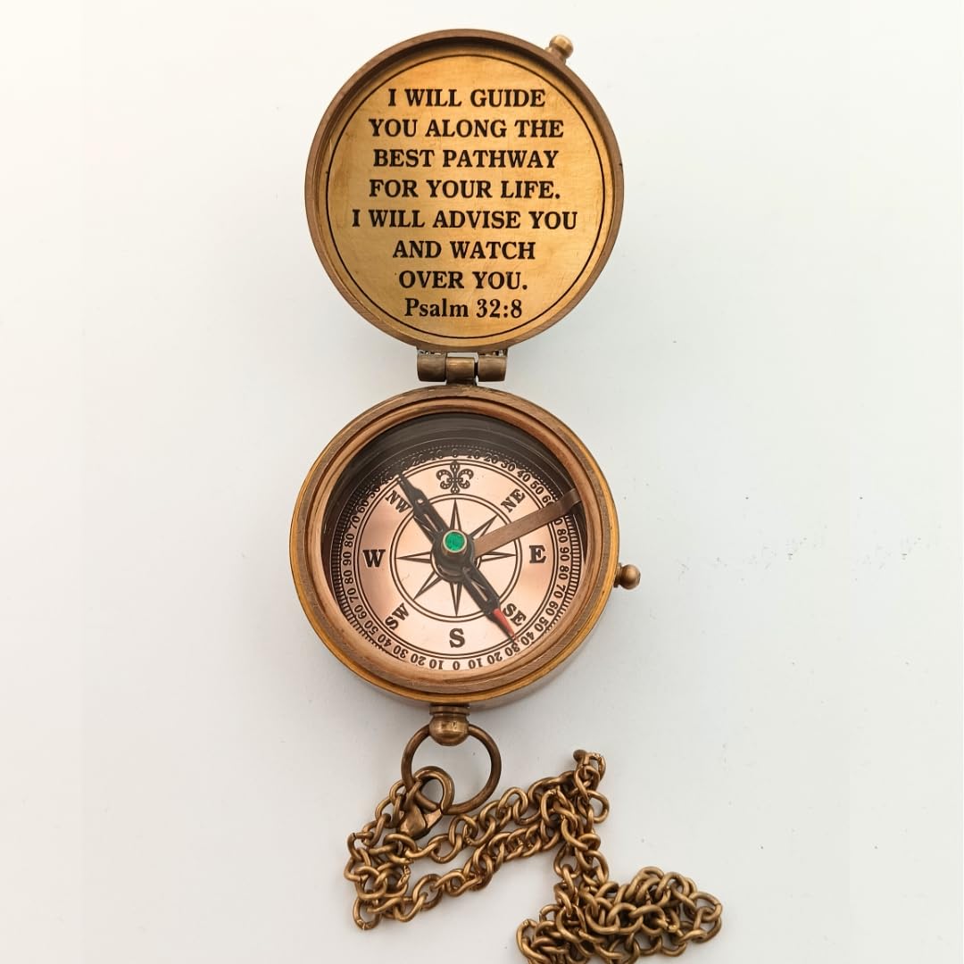 God's Way Compass, Leather Case view 5
