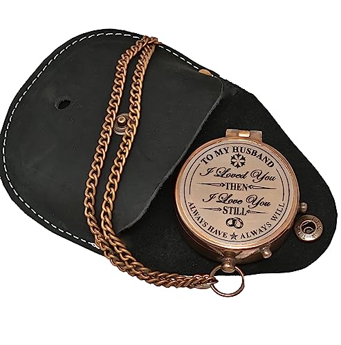 To My Husband Compass, Leather Case view 2