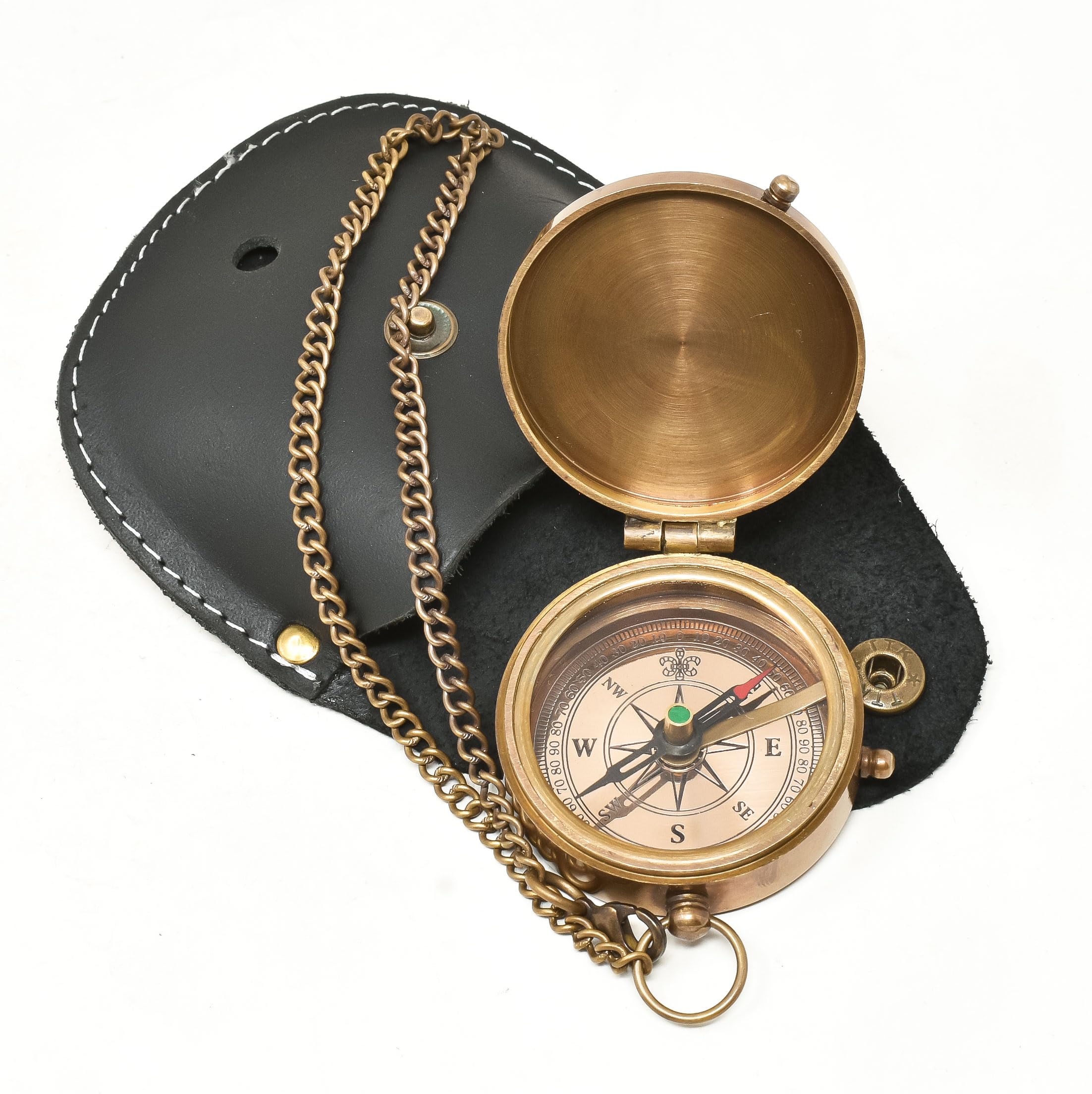 To My Husband Compass, Leather Case view 3