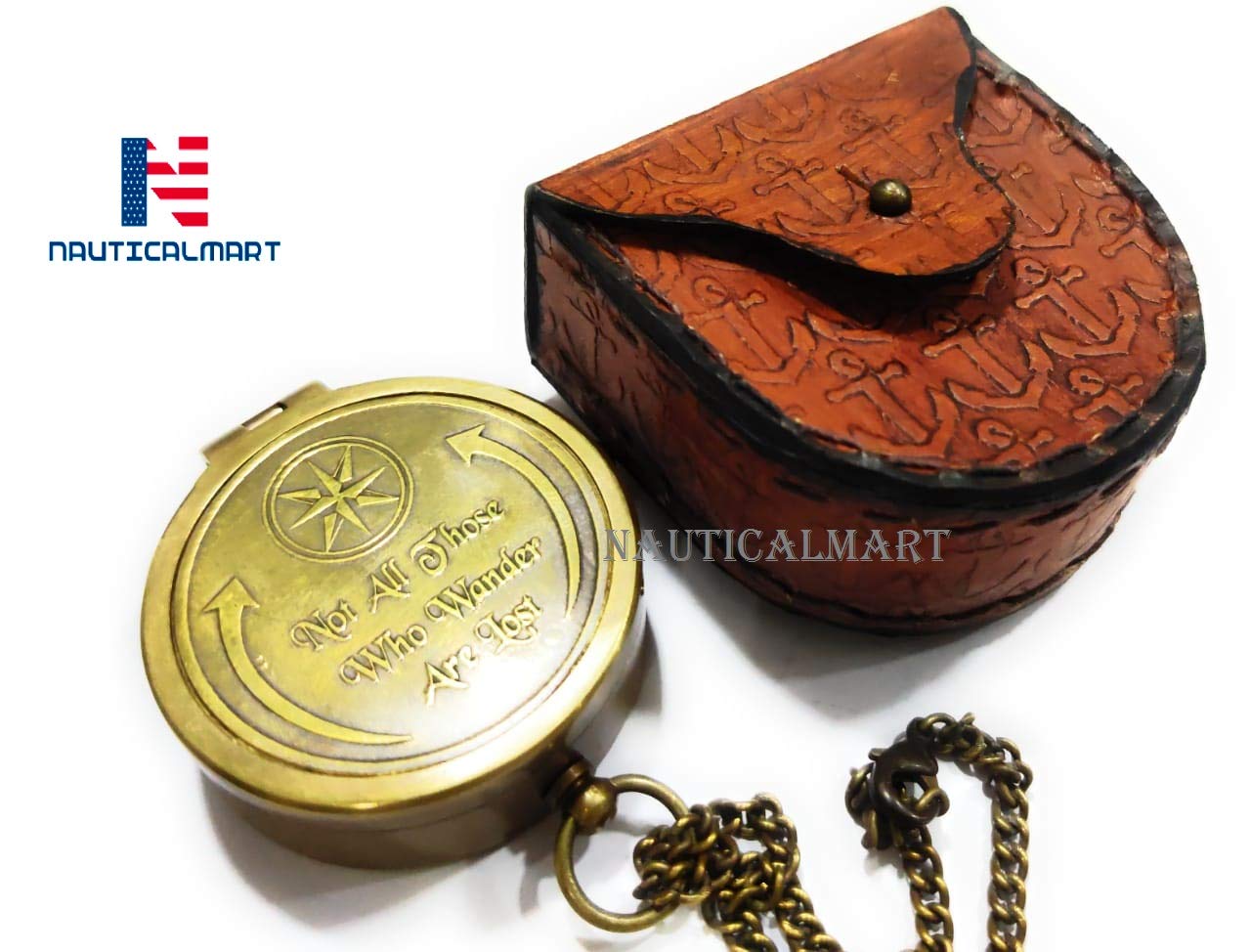 Motivational Compass, Leather Case view 5