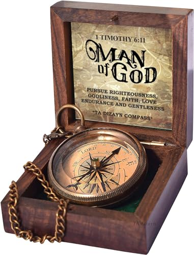 Man of God Compass, Wooden Box view 2