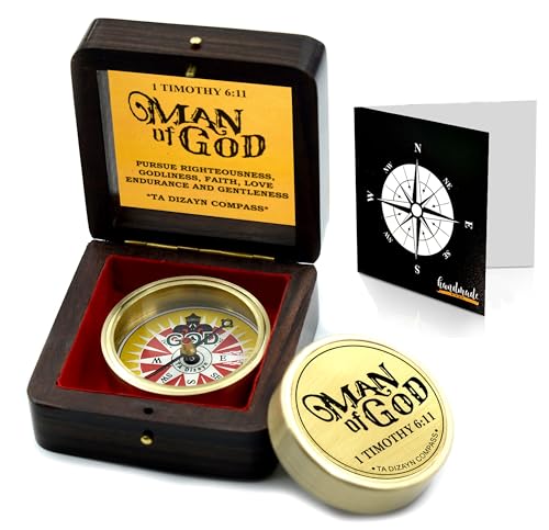 Man of God Compass, Wooden Box view 2