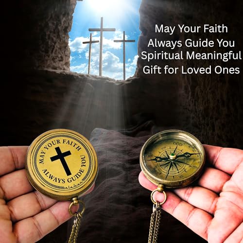May Your Faith Guide You Compass, Wooden Box view 6