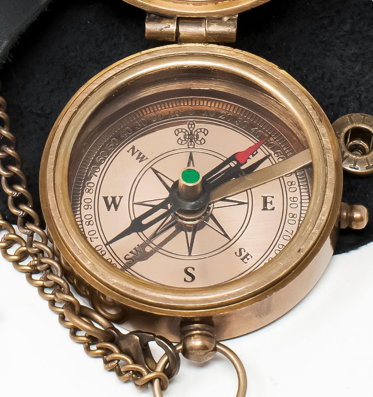 To My Son Compass, Leather Case view 3