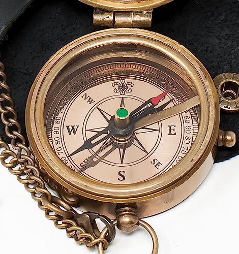 To My Son Compass, Leather Case view 4