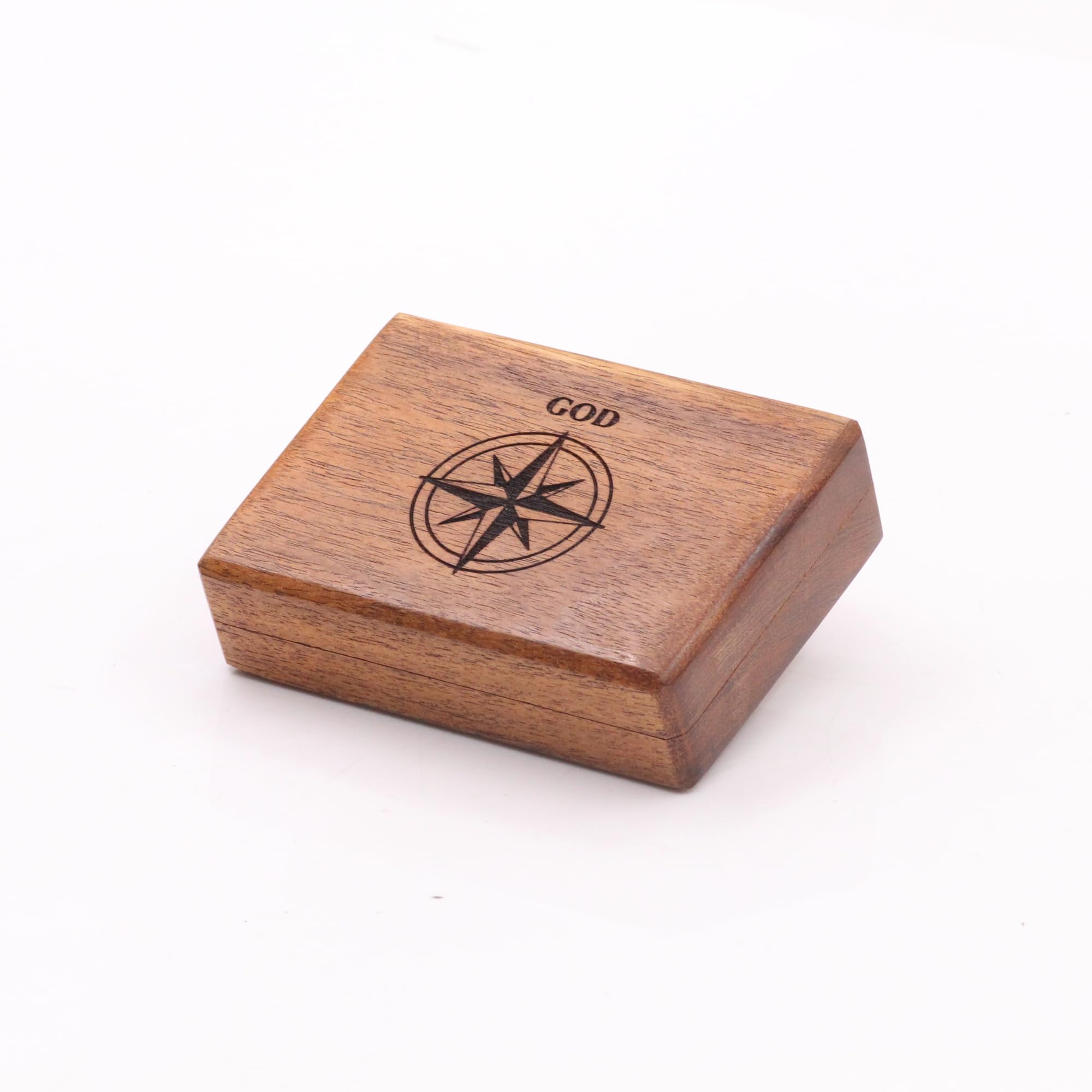 Man of God Compass, Wooden Box view 4