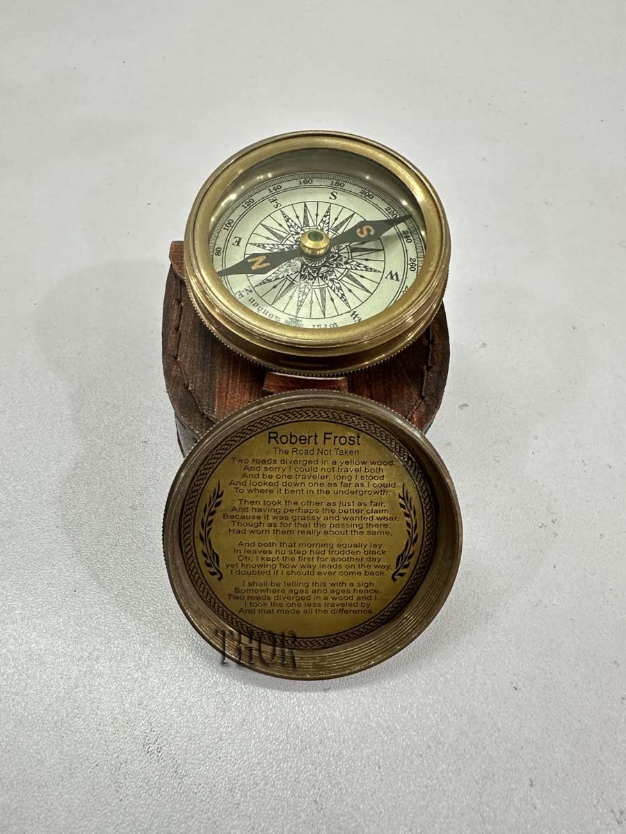 West London Reproduction Compass, Leather Case view 3