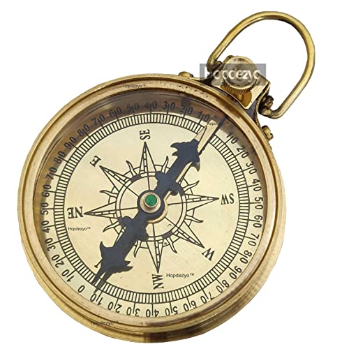 Polished Brass Compass view 2