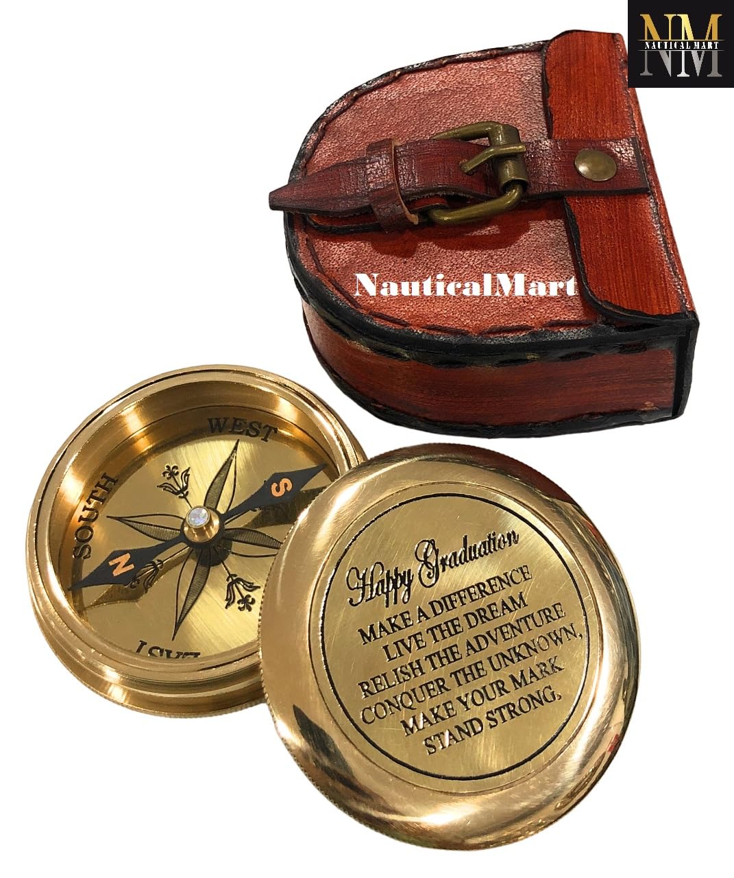 Graduation Compass, Leather Case view 3