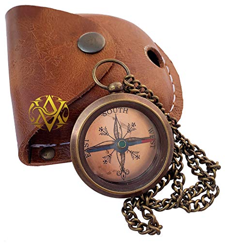 Royal Navy London Reproduction Compass, Leather Case view 6