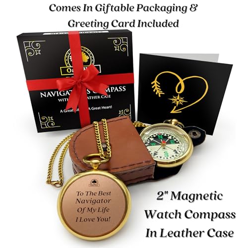 To the Best Navigator Compass, Leather Case view 5