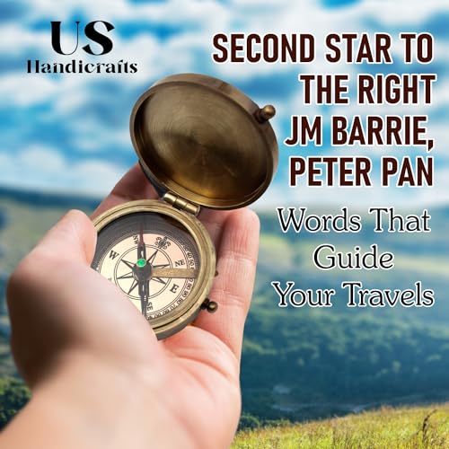 Second Star to the Right Compass, Wooden Box view 3