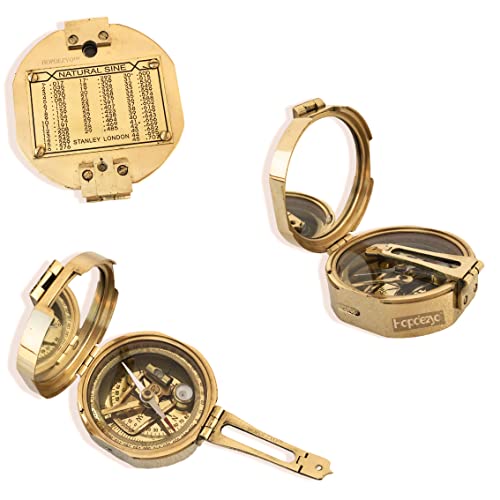 Brunton Compass, Polished Brass view 4