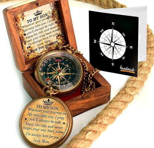 To My Son Compass, Wooden Box view 2