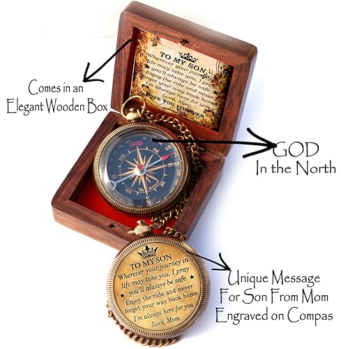 To My Son Compass, Wooden Box view 6