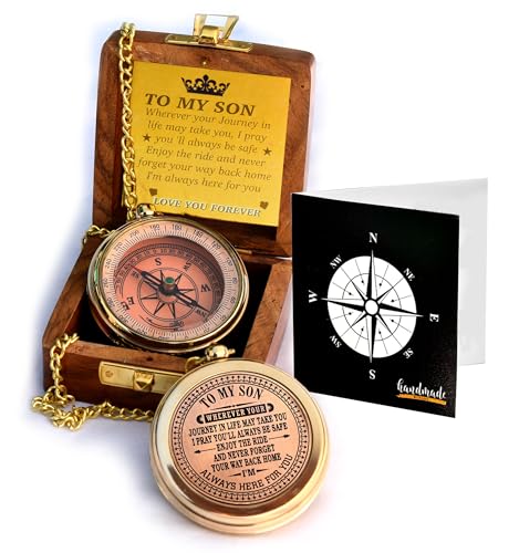 To My Son Compass, Wooden Box view 2