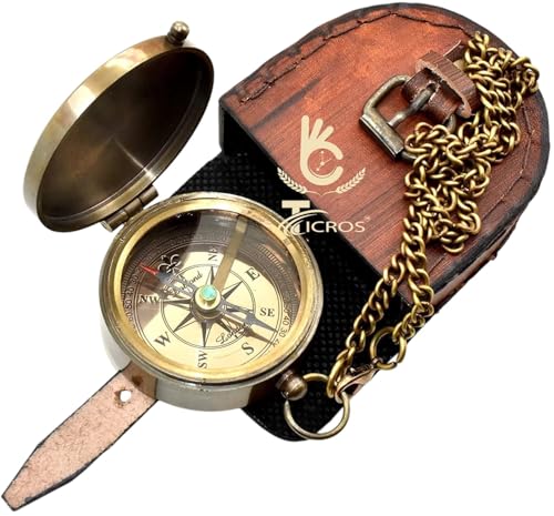 To My Son Compass, Leather Case view 6
