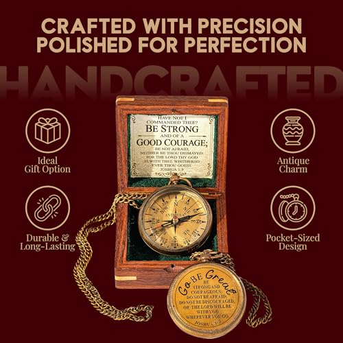 Motivational Compass, Wooden Box & Gift Box view 4