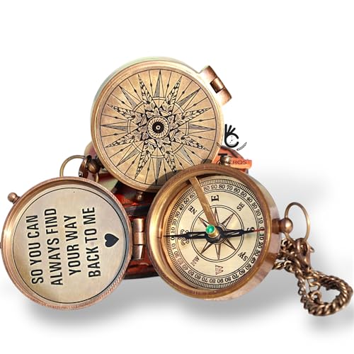 Find Your Way Back to Me Compass, Leather Case view 4
