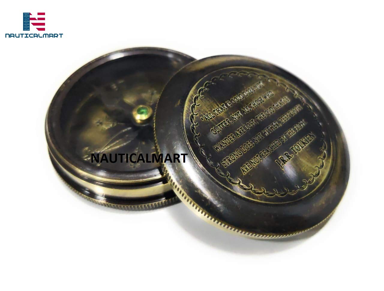 Motivational Compass, Leather Case view 3