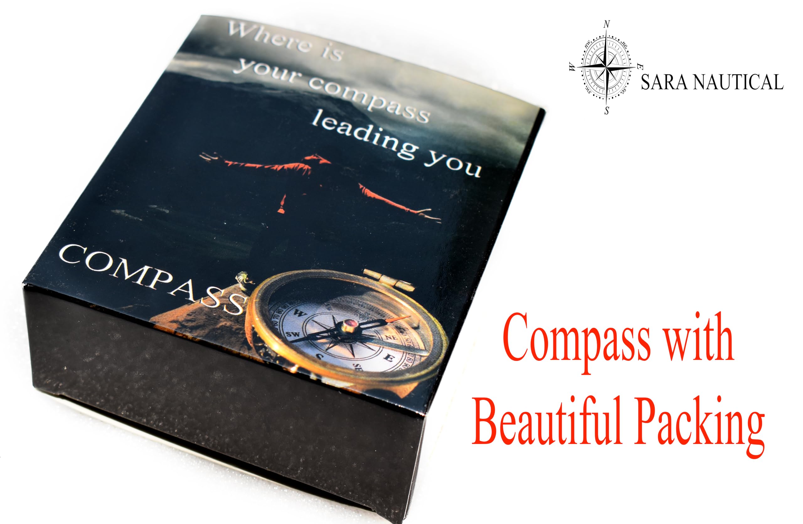 Joshua 1:9 Compass, Leather Case view 4