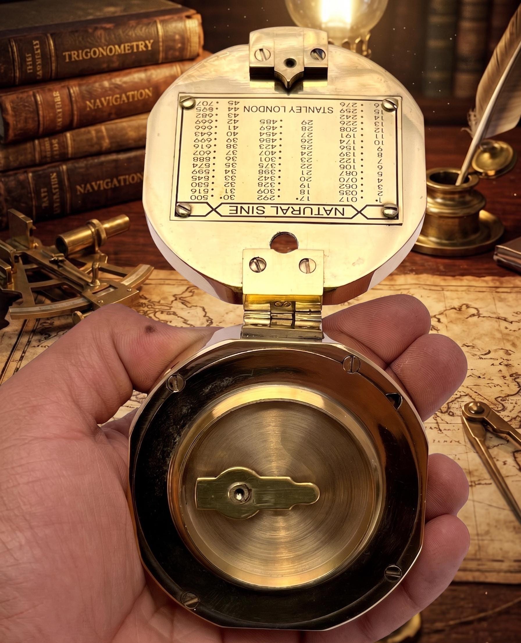 Brunton Compass, Wooden Box view 5