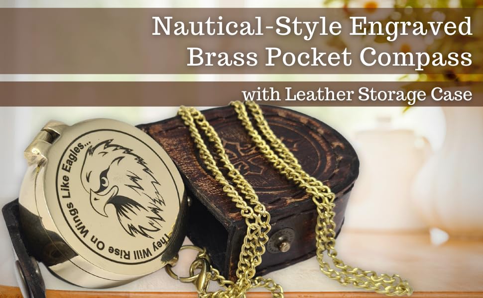 Motivational Compass, Leather Case view 6
