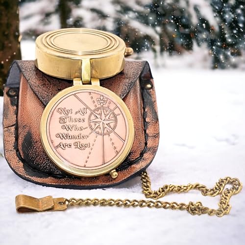 Motivational Compass, Leather Case view 5