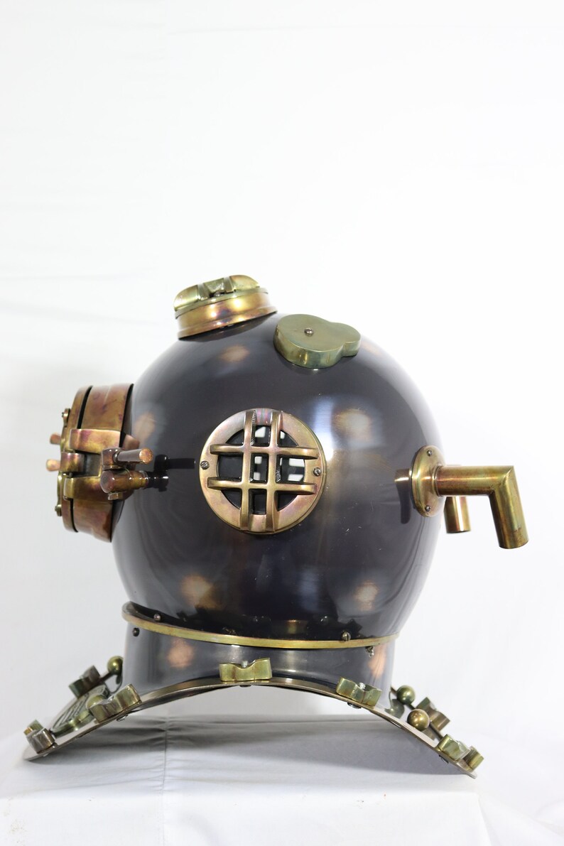 Mark V Scuba Diving Helmet with Unique Antique Finish view 4
