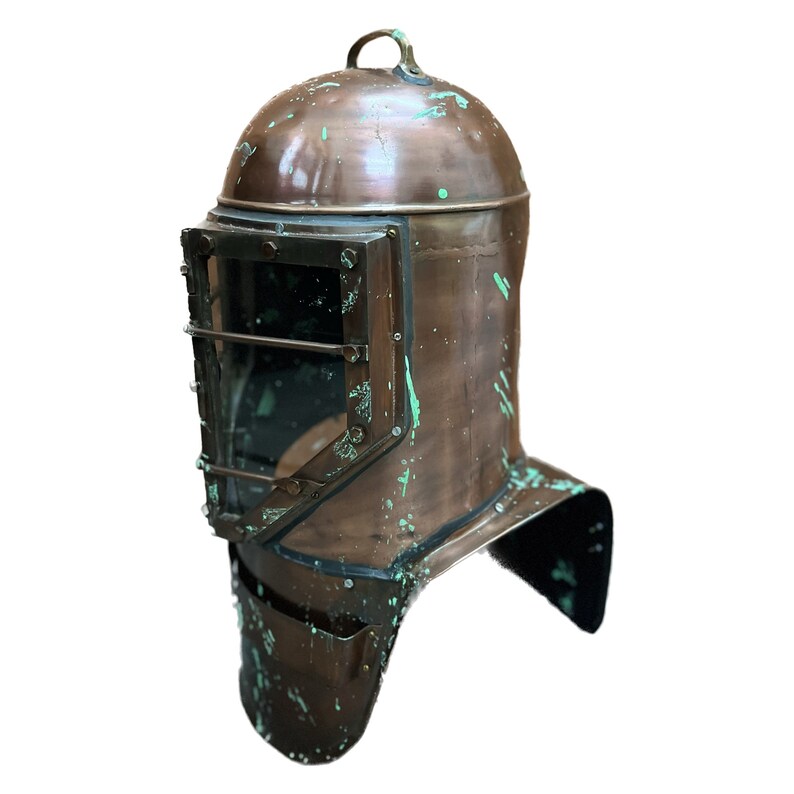 Deep Sea Diving Helmet with Rugged Antique Finish view 2