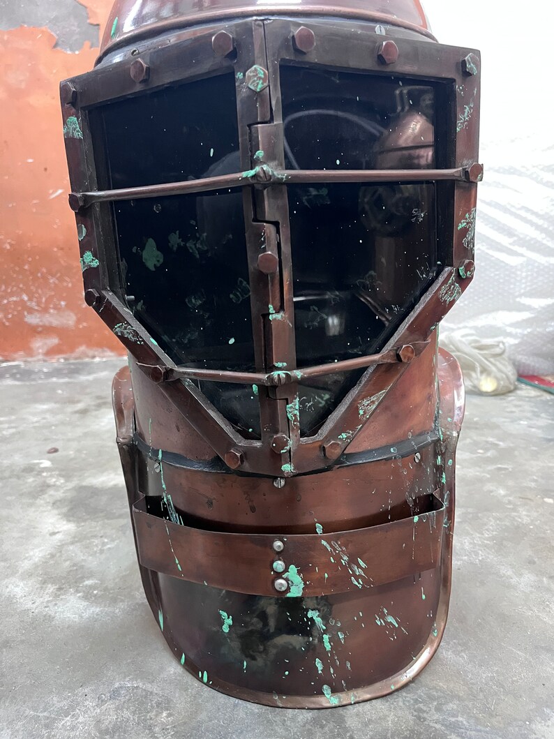 Deep Sea Diving Helmet with Rugged Antique Finish view 7