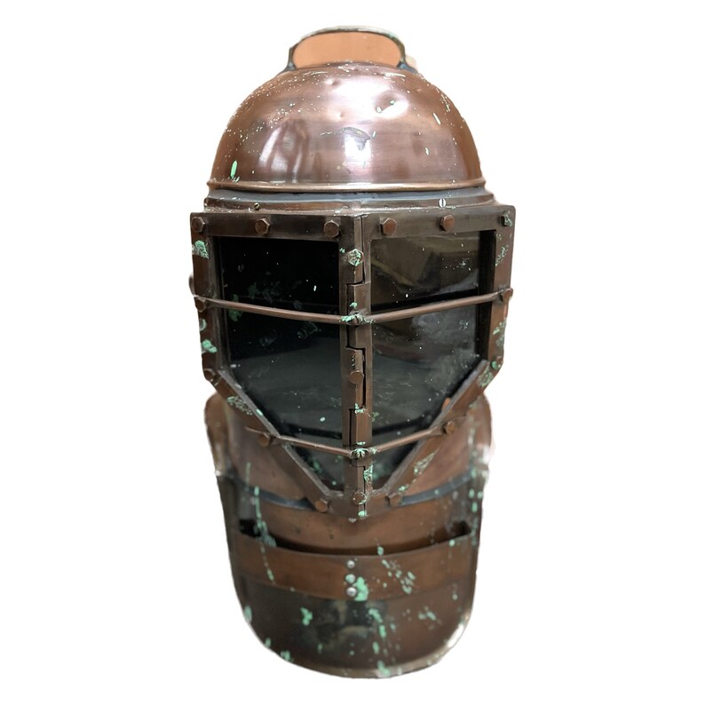 Deep Sea Diving Helmet with Rugged Antique Finish view 11