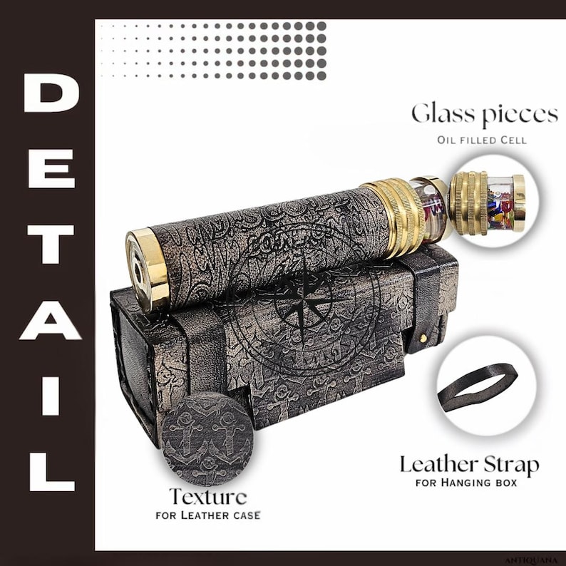 Handmade Brass Liquid Kaleidoscope view 2