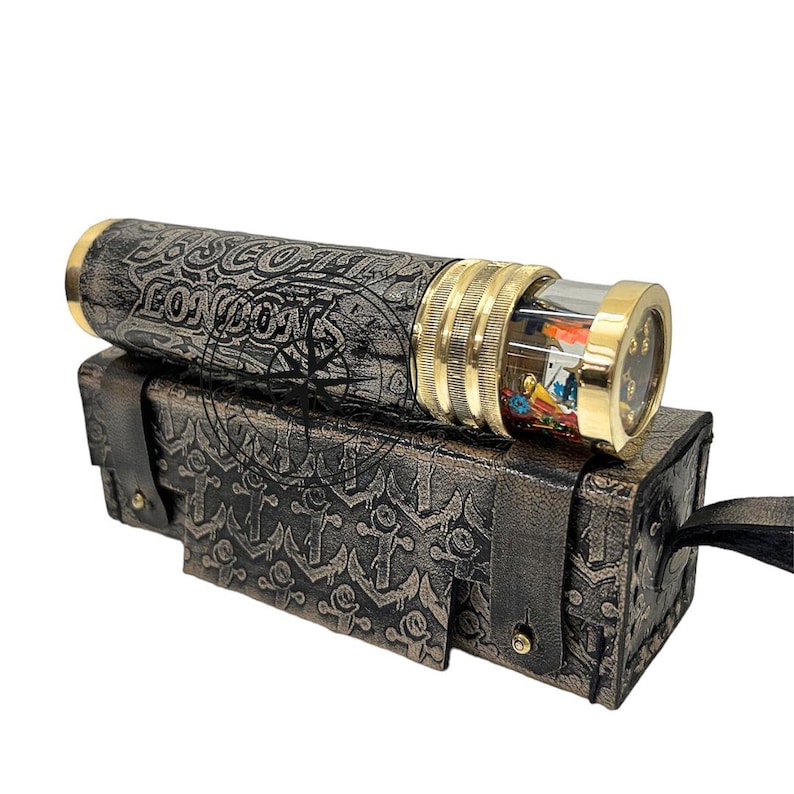 Handmade Brass Liquid Kaleidoscope view 5