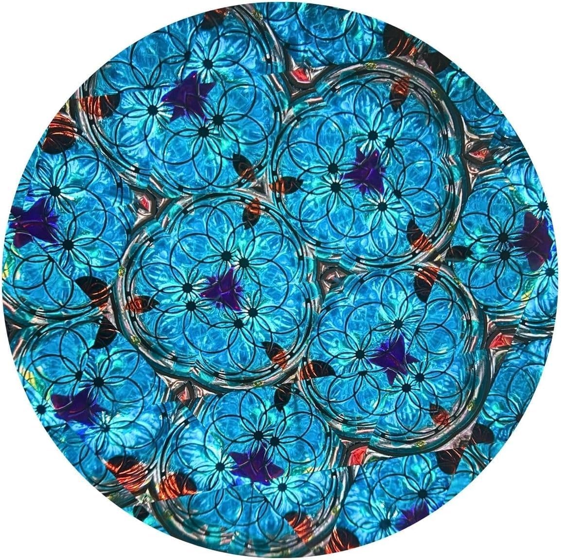 Spiral Brass Kaleidoscope with Three Rotating Wheels view 6