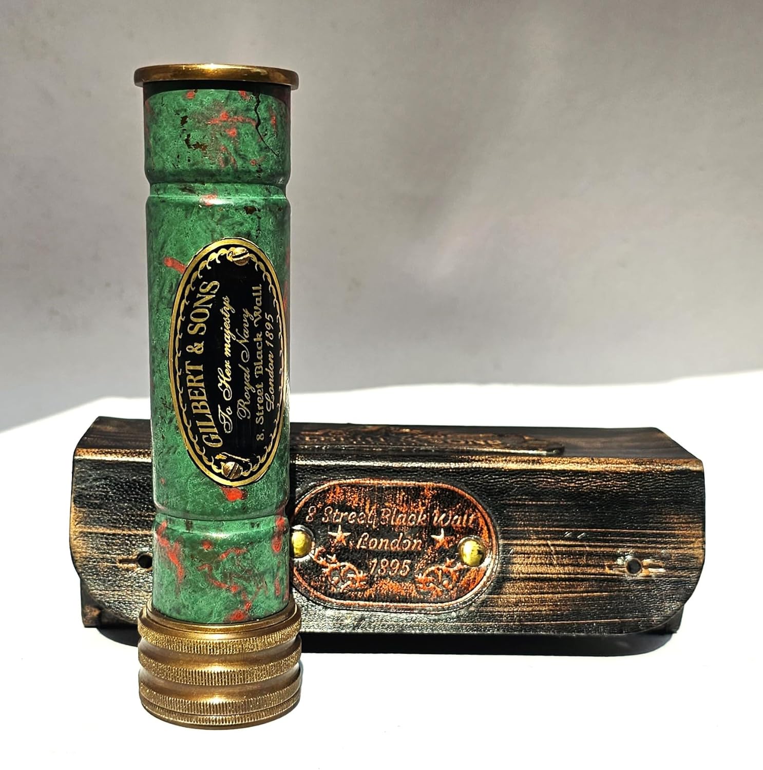 Vintage Solid Brass Kaleidoscope view 2