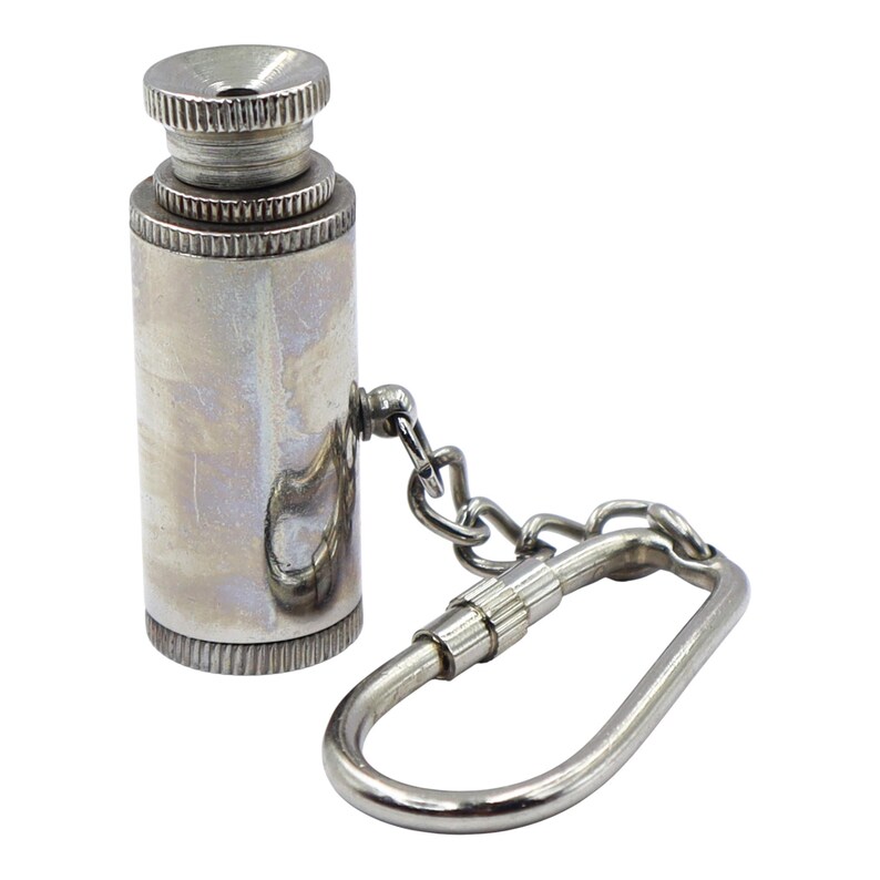 Vintage Brass Telescope and Anchor Keychain view 12