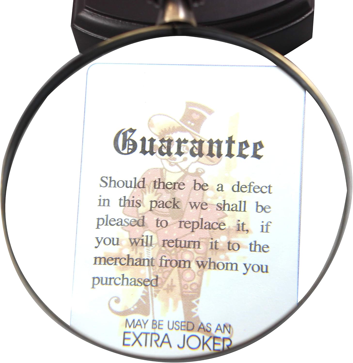 Antique Brass Magnifier 3.5" on Wooden Base Stand view 4