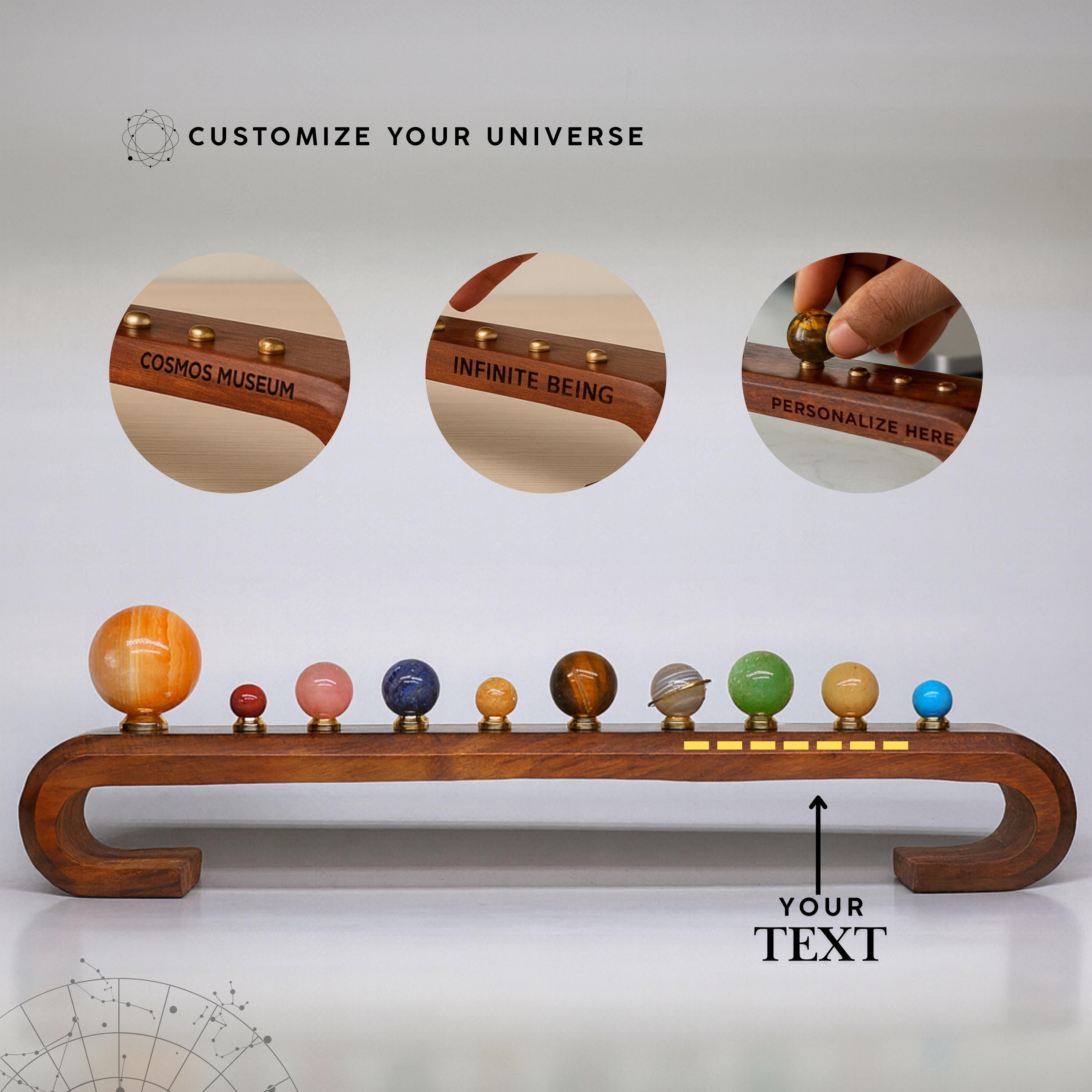 Custom Gemstone Planet Set view 2