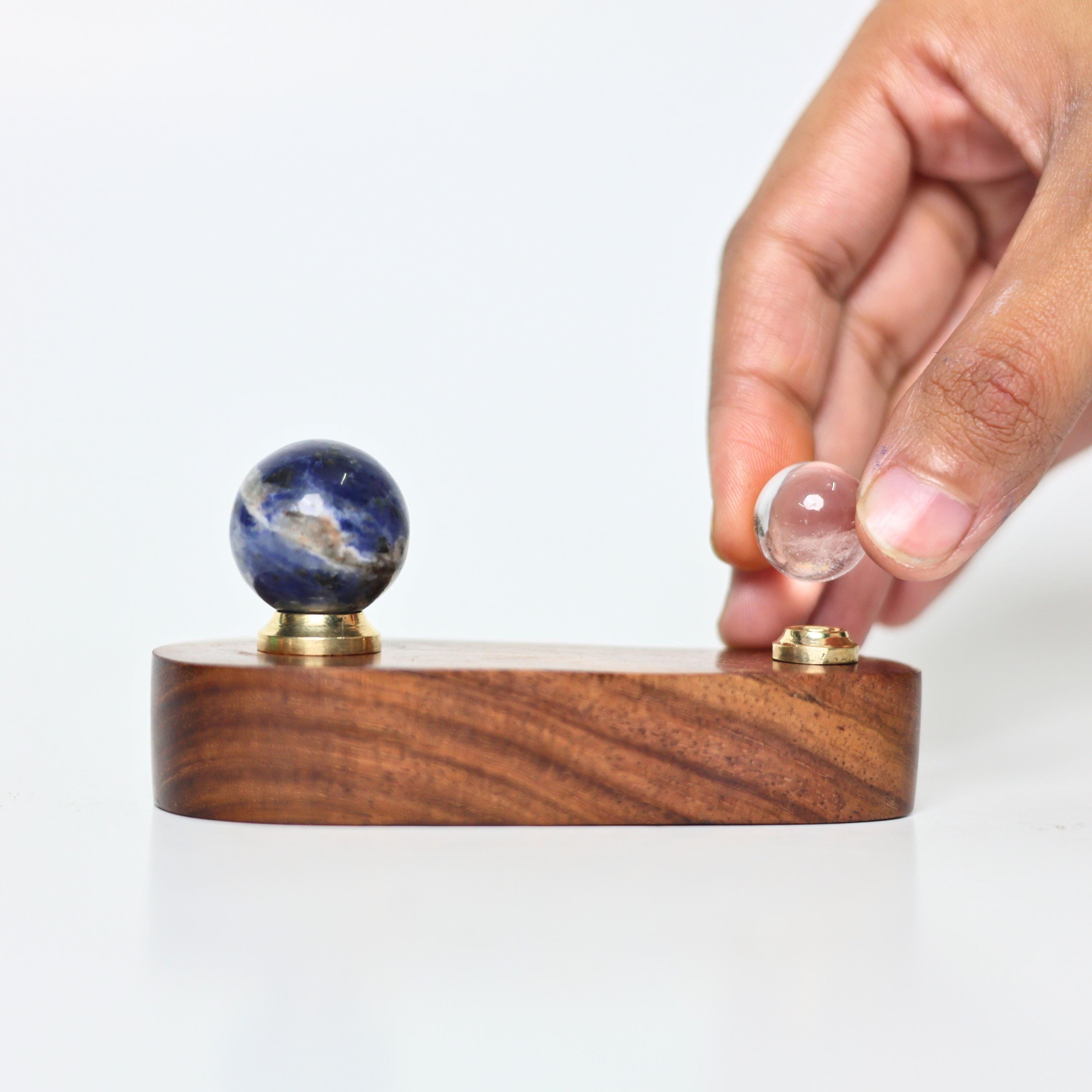 Earth & Moon Gemstone Set view 2