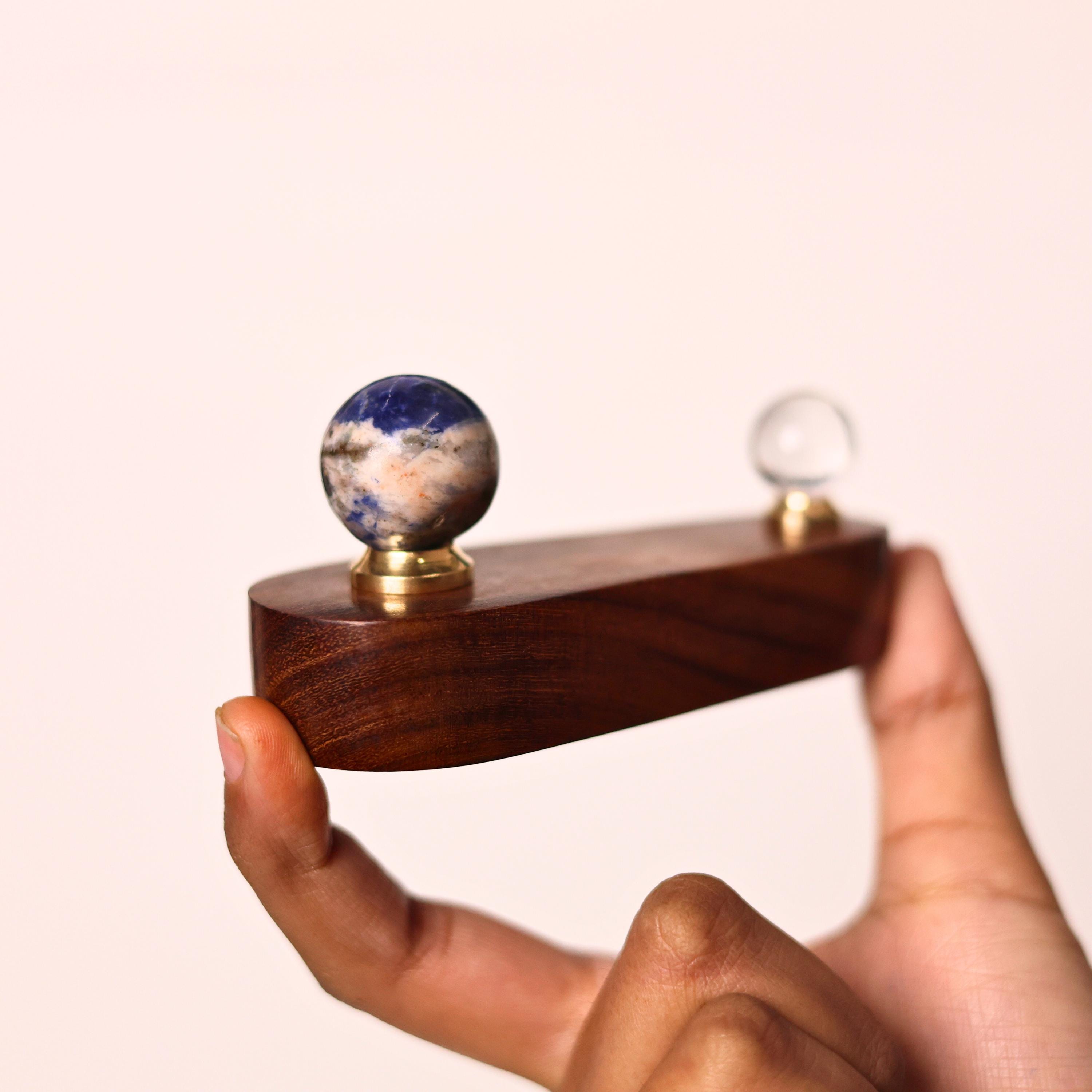 Earth & Moon Gemstone Set view 4