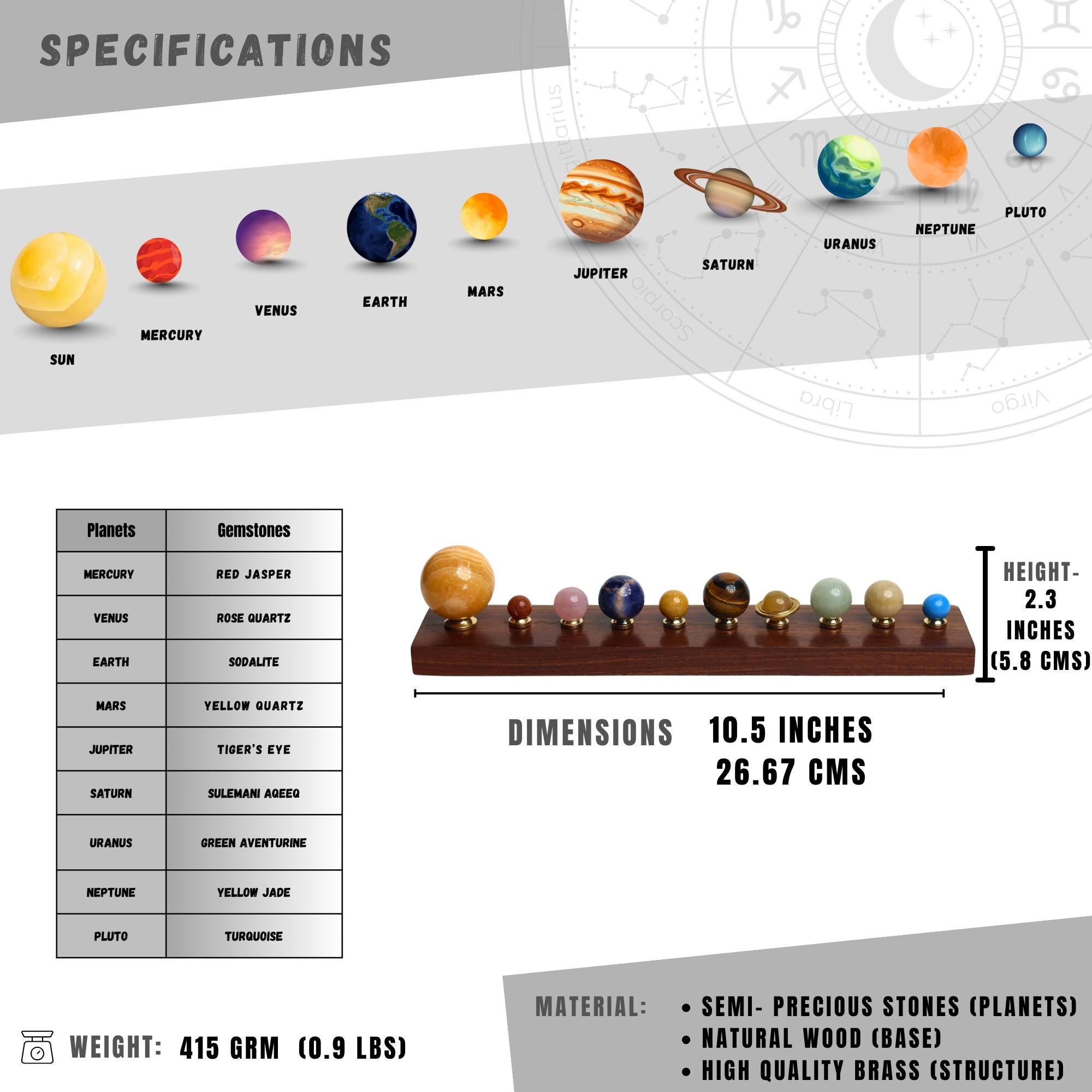 Elegant Flat Orrery view 6