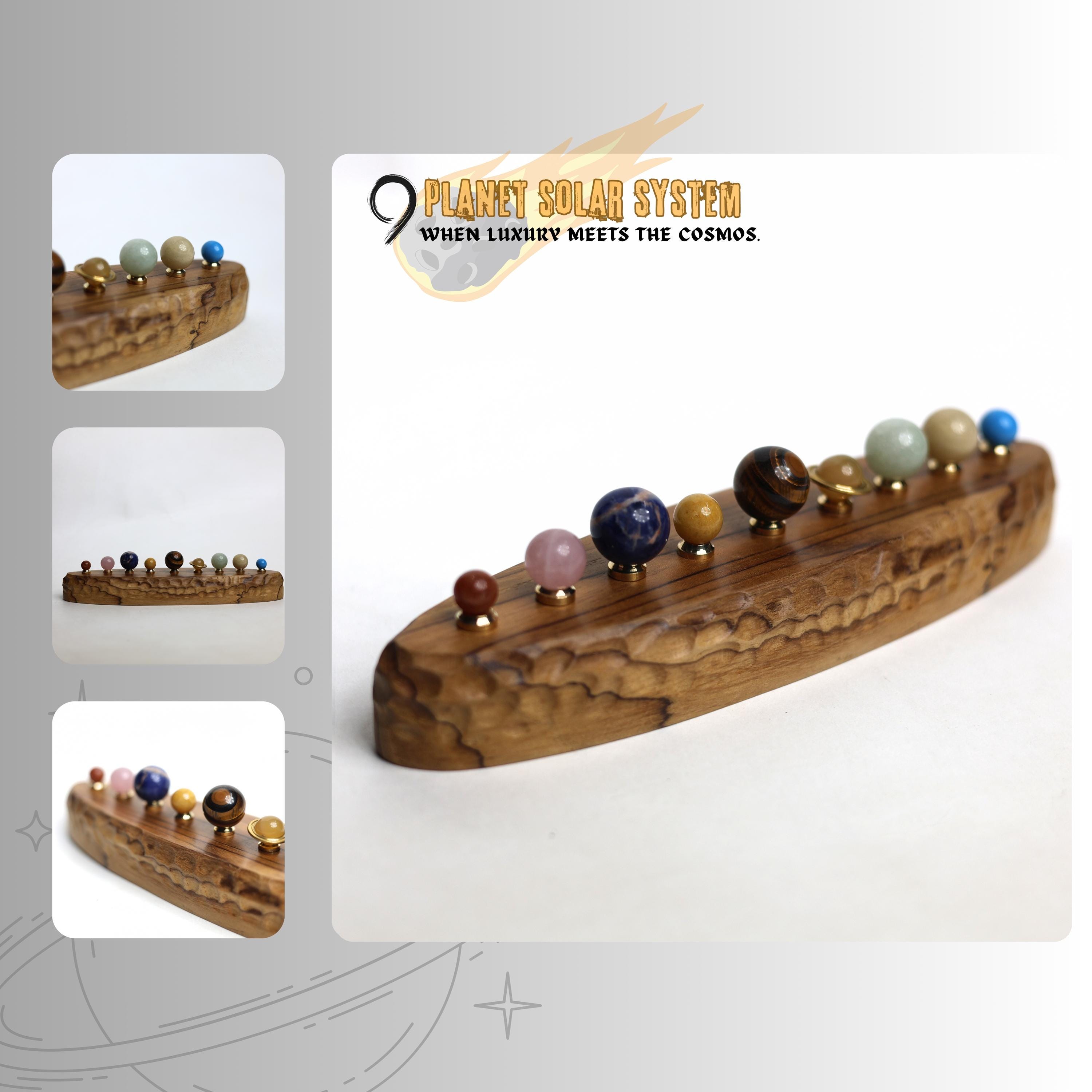 Handcrafted 9 Planet Model view 2