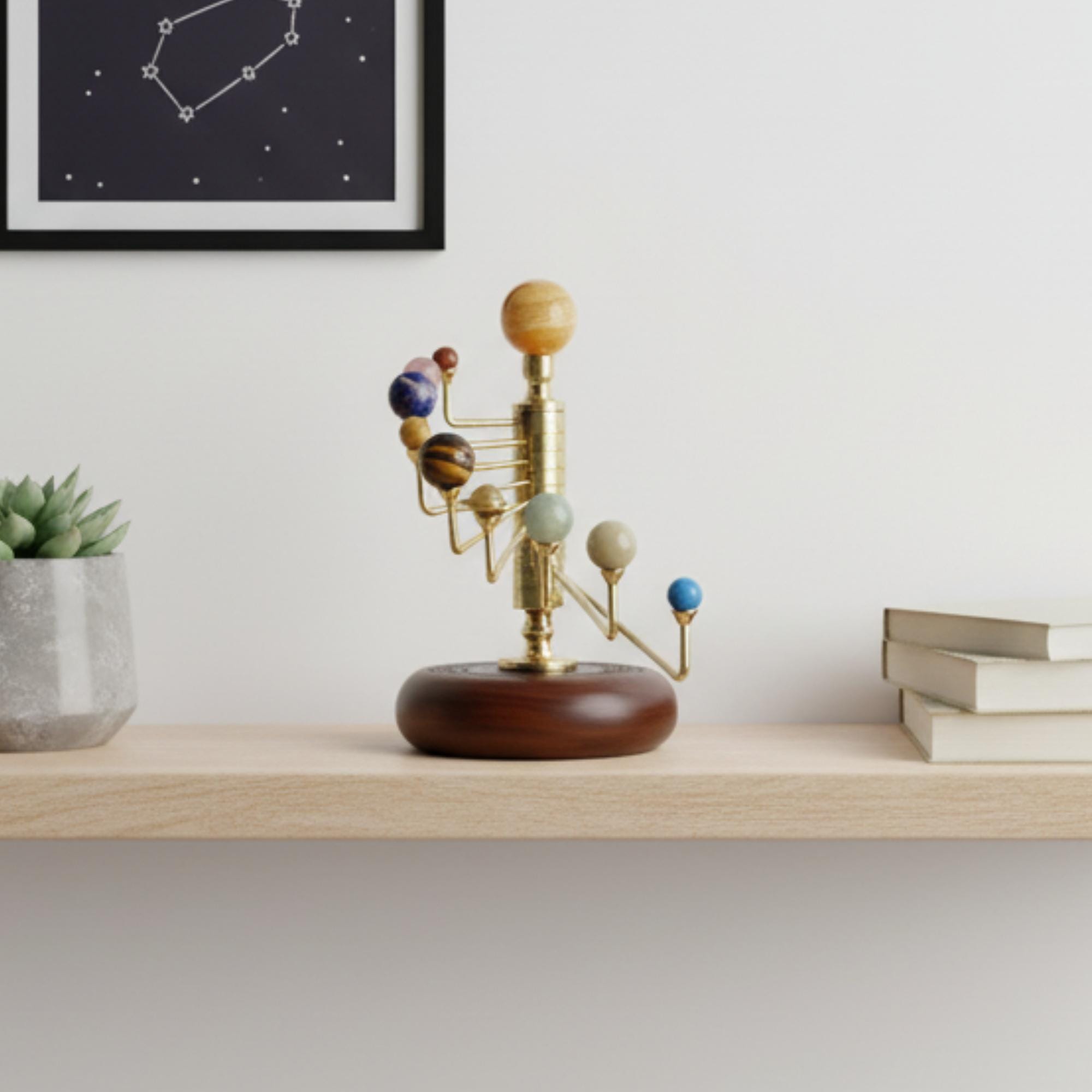 Handcrafted Rotating Solar System view 3