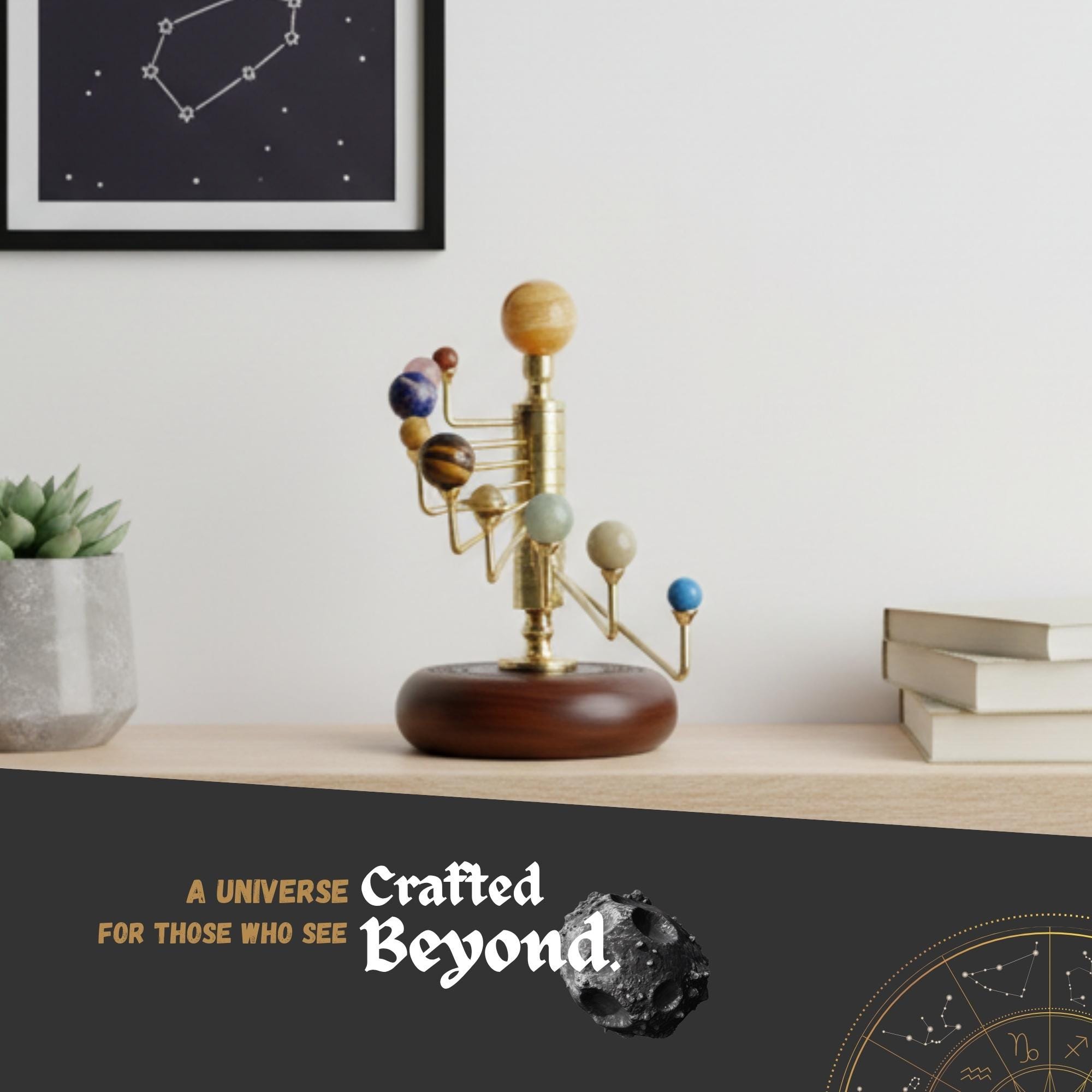 Rotating Solar System Sculpture view 6
