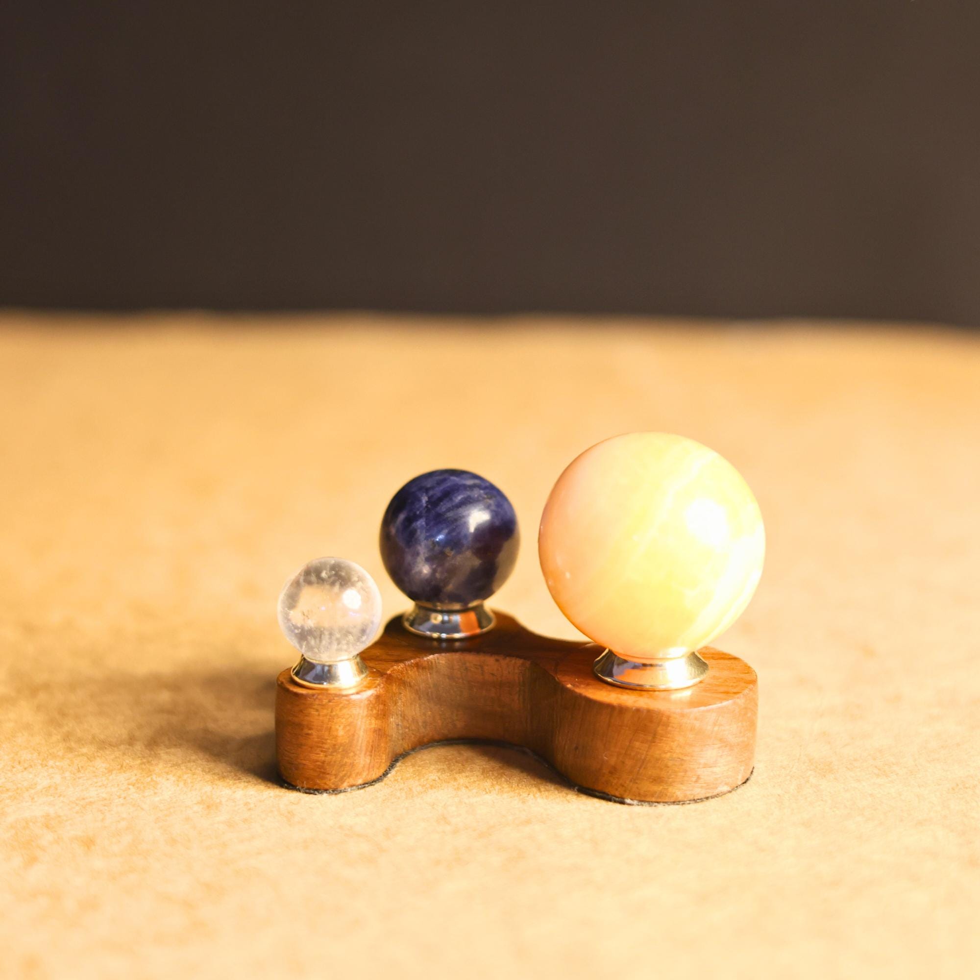 Sun, Earth & Moon Gemstone Set view 3