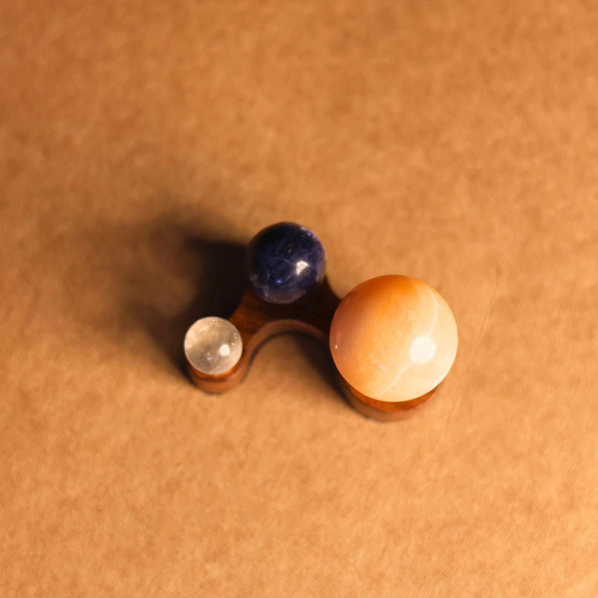 Sun, Earth & Moon Gemstone Set view 4