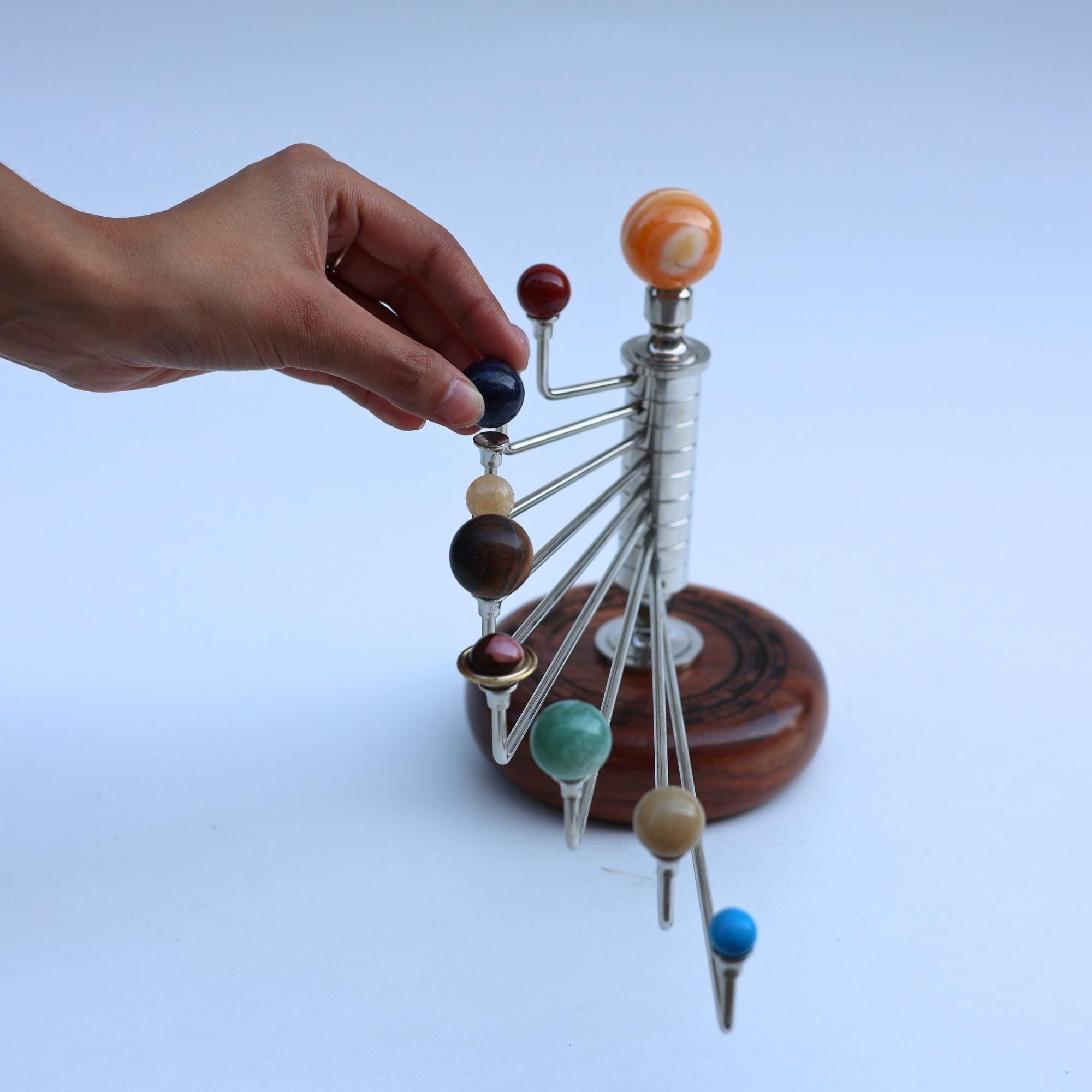 Vertical Solar System Model view 2